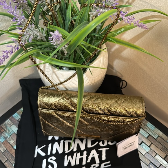 Kurt Geiger London Extra Mini Kensington Quilted Leather Wallet on a Chain - Picture 12 of 17